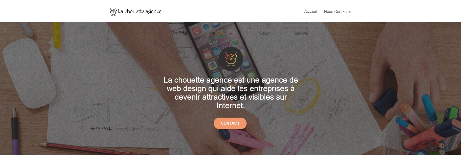 Aperçu du site La Chouette Agence